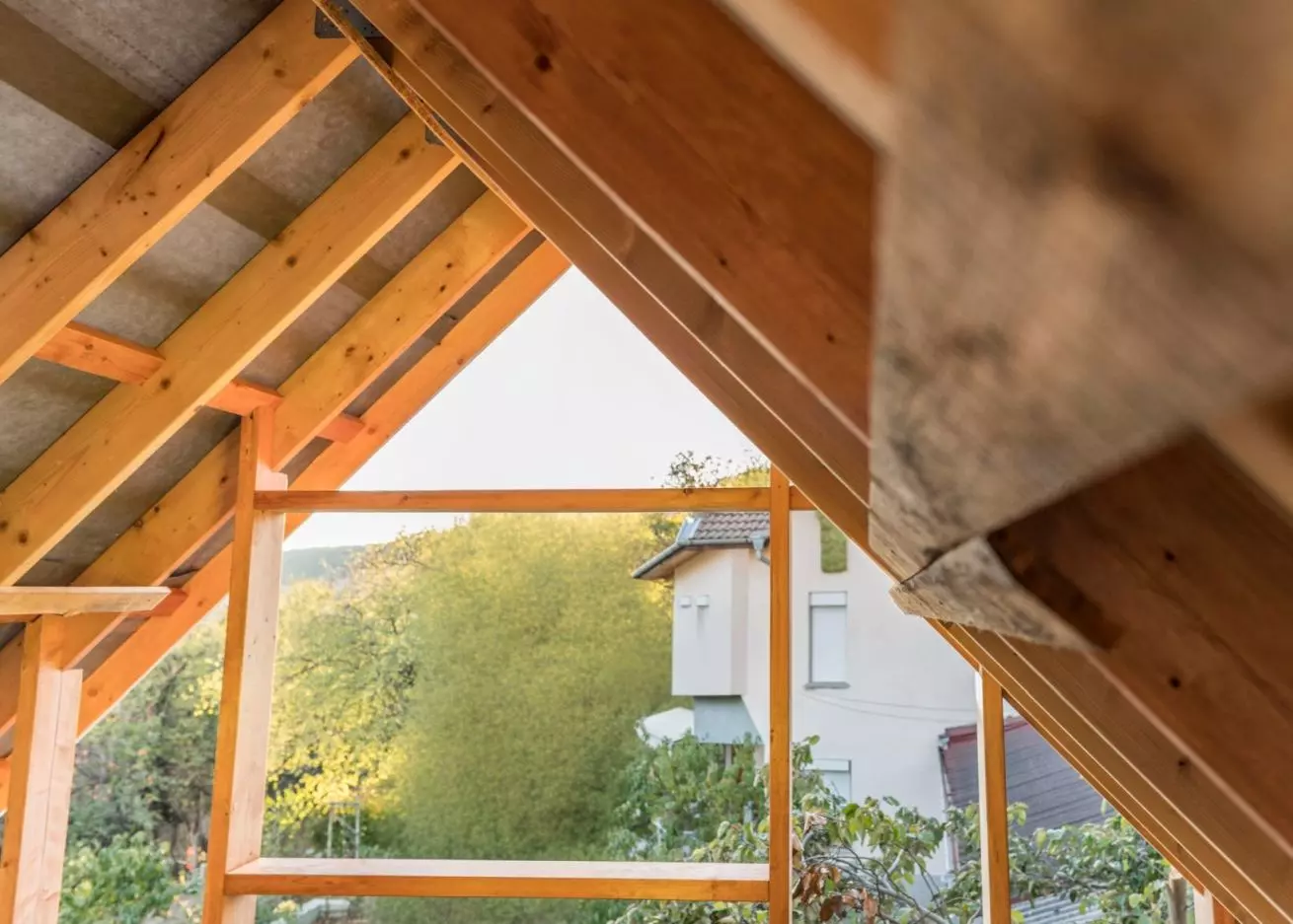 Budowa dachu dwuspadowego